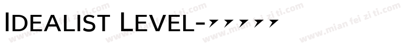 Idealist Level字体转换